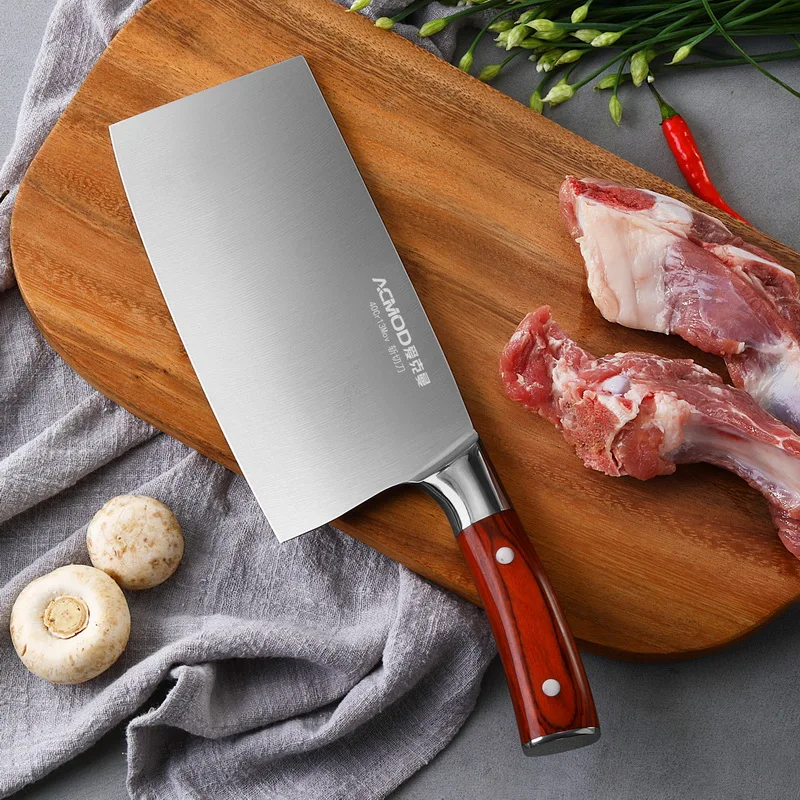 AKM Stainless Steel Professional Chef Special Knife Kitchen Household Slicing Meat Bone Cutter Vegetable Non-grinding Cleaver
AKM Stainless Steel Professional Chef Special Knife Kitchen Household Slicing Meat Bone Cutter Vegetable Non-grinding Cleaver