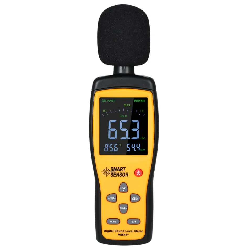 Digital Sound Level Meter Digital Noisemeter LCD Sound Level MNoise Volume Measuring Instrument Decibel Monitoring Tester
Digital Sound Level Meter Digital Noisemeter LCD Sound Level MNoise Volume Measuring Instrument Decibel Monitoring Tester