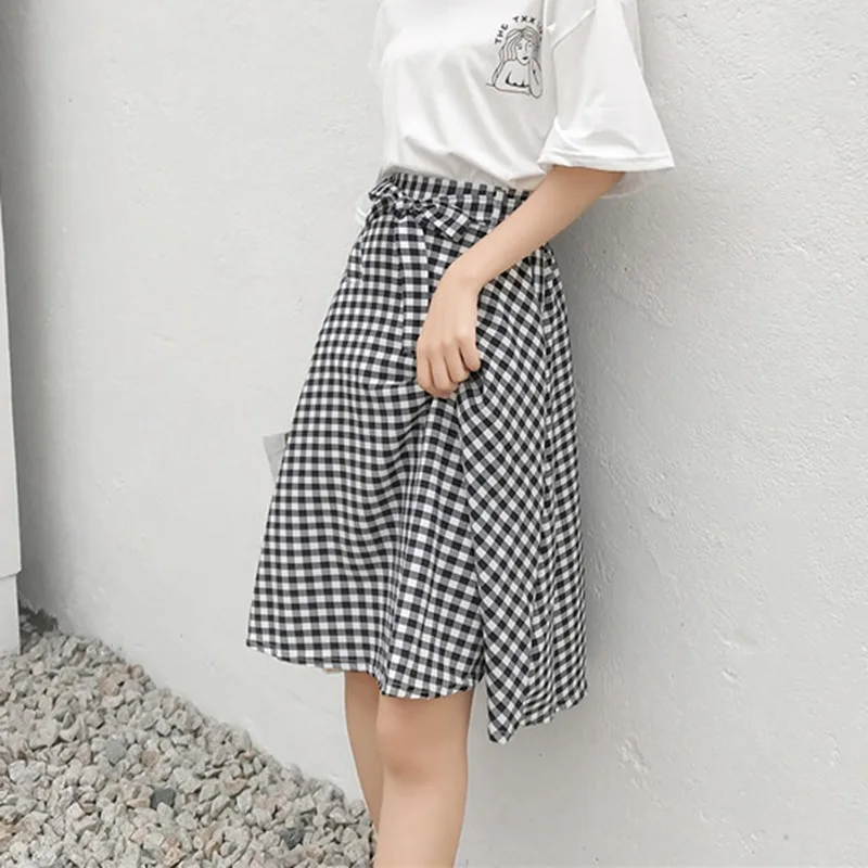 Summer Women Skirts Thin Plaid Elegant Pleated Print Patchwork Chic Girl Long Skirts Female A-Line Lace Up Chiffon Midi Skirt
Summer Women Skirts Thin Plaid Elegant Pleated Print Patchwork Chic Girl Long Skirts Female A-Line Lace Up Chiffon Midi Skirt