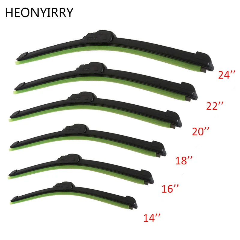 Universal U-type Soft Frameless Bracketless Rubber Car Windshield Wiper Blade 14'' 16'' 18'' 20'' 21'' 22'' 24''
Universal U-type Soft Frameless Bracketless Rubber Car Windshield Wiper Blade 14'' 16'' 18'' 20'' 21'' 22'' 24''