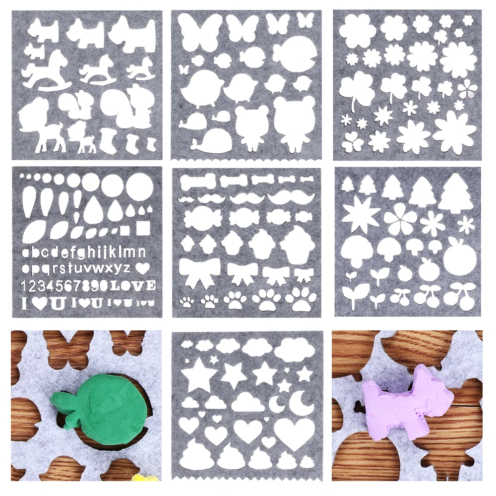 7pcs/set 16x16 cm Needle Felting Wool Felt Mould Practical Applique Applique Molds Shaping Kit Pattern Felt DIY Handicraft
7pcs/set 16x16 cm Needle Felting Wool Felt Mould Practical Applique Applique Molds Shaping Kit Pattern Felt DIY Handicraft