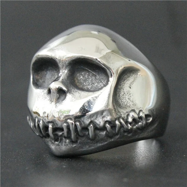 Drop Ship Size 8~13 Heavy No FACE Skull Ring Keep Silence 316L Stainless Steel Jewelry Mouth Suture Mask Skull Ring
Drop Ship Size 8~13 Heavy No FACE Skull Ring Keep Silence 316L Stainless Steel Jewelry Mouth Suture Mask Skull Ring