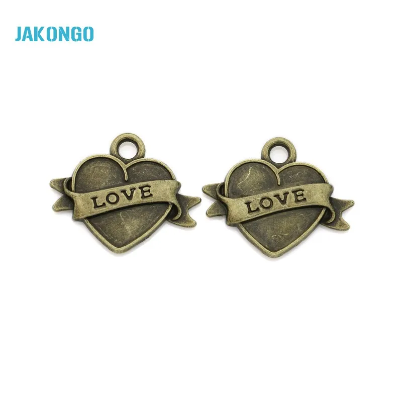 15pcs Antique Bronze Plated Love Heart Charms Pendants for Jewelry Making Findings DIY Handmade Craft 21x25mm
15pcs Antique Bronze Plated Love Heart Charms Pendants for Jewelry Making Findings DIY Handmade Craft 21x25mm
