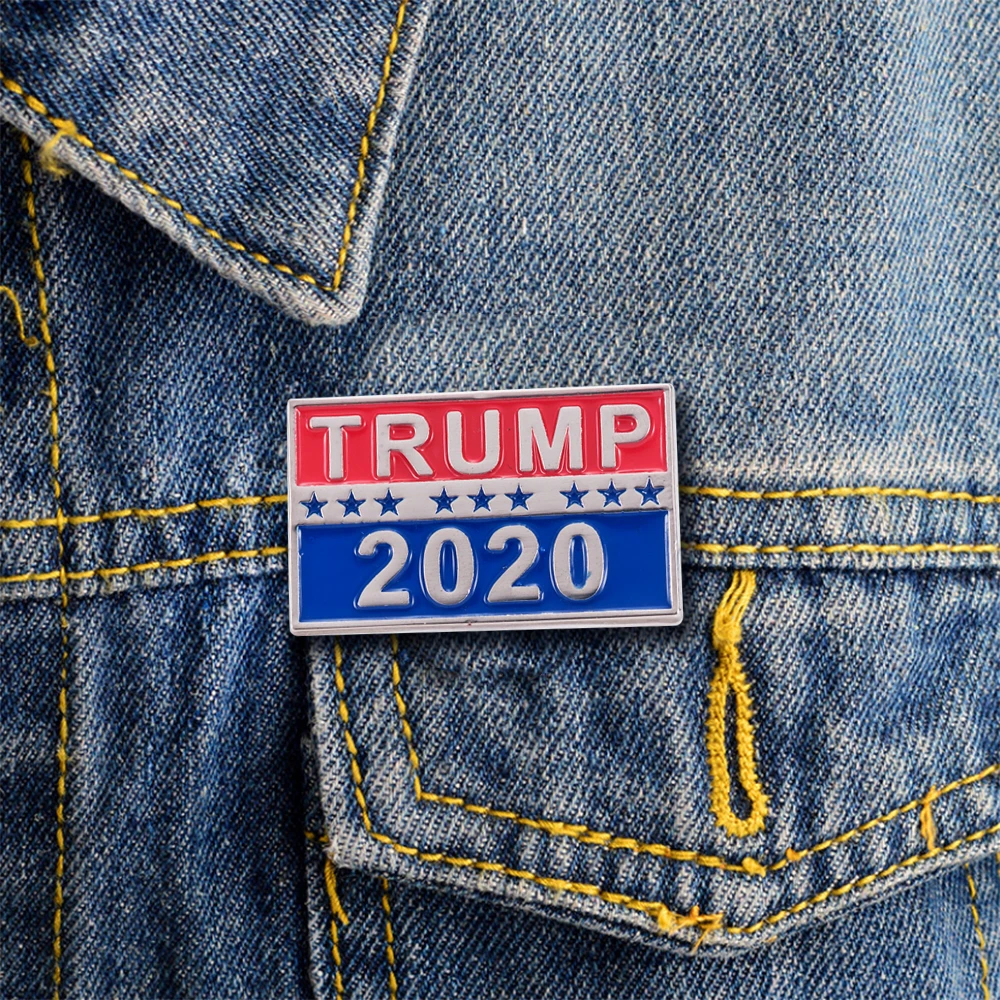 2019 Chic Banner Donald Trump For President 2020 Republican Piercing Fashion Brooch Pin Badge Friend Gift Speldje Escarbato
2019 Chic Banner Donald Trump For President 2020 Republican Piercing Fashion Brooch Pin Badge Friend Gift Speldje Escarbato