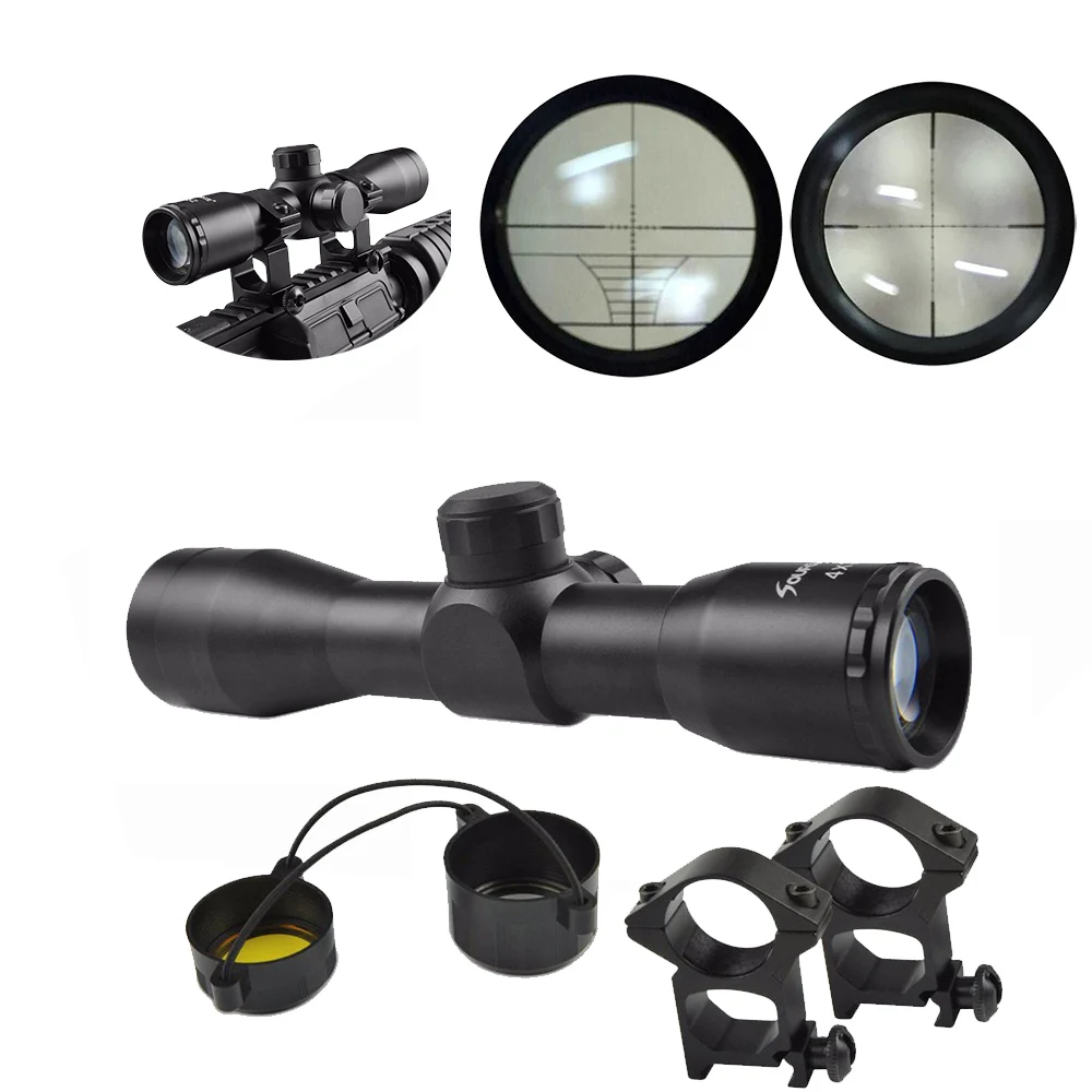 New Brand Tactical 4X32 Compact Scope Reticle Hunting Riflescopes Cross-Hair Reticle Fits 20 mm Rail Mount
New Brand Tactical 4X32 Compact Scope Reticle Hunting Riflescopes Cross-Hair Reticle Fits 20 mm Rail Mount
