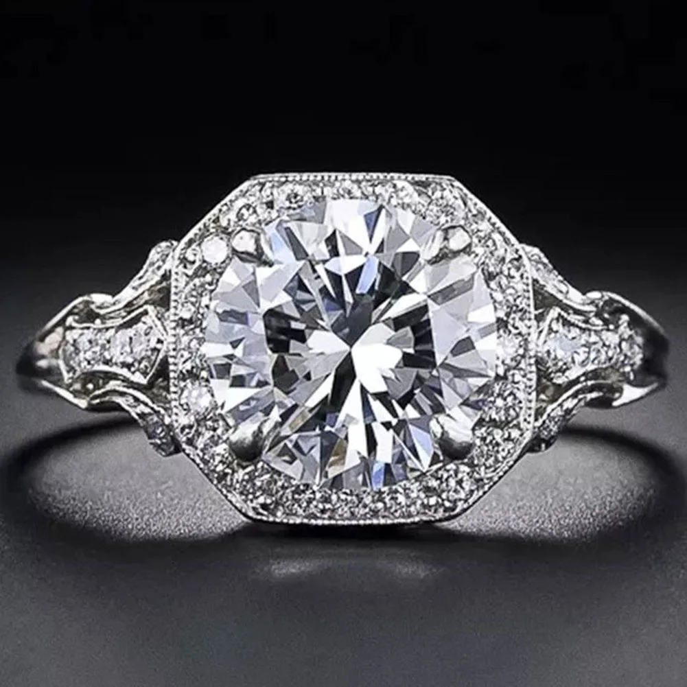 Romantic Wedding Rings Jewelry Cubic Zirconia Ring For Women Men Rings Accessories
Romantic Wedding Rings Jewelry Cubic Zirconia Ring For Women Men Rings Accessories