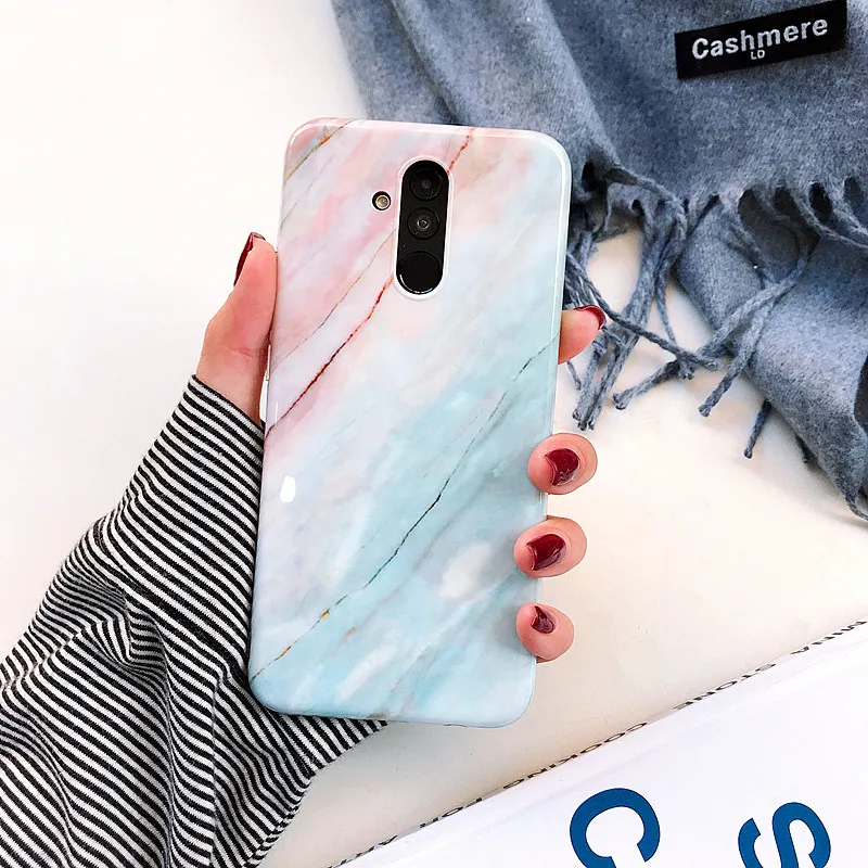 Glossy Marble Stone Case For Huawei Mate 20 lite pro Smooth Geometric Silicone Case For Huawei P20 lite pro P smart Plus Nova 3i
Glossy Marble Stone Case For Huawei Mate 20 lite pro Smooth Geometric Silicone Case For Huawei P20 lite pro P smart Plus Nova 3i