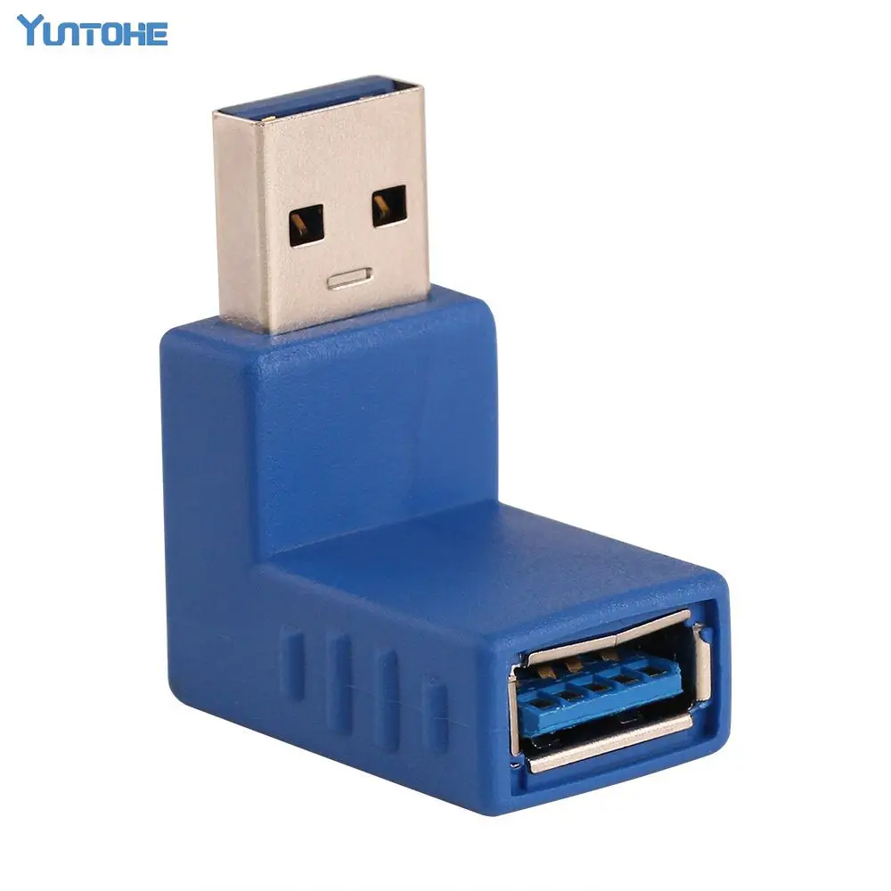 ZJT06 Universal USB 3.0 Type A Male to Female Plug 90 Degree Right Angle Connector Adapter Coupler High quality Blue 100pcs/lot
ZJT06 Universal USB 3.0 Type A Male to Female Plug 90 Degree Right Angle Connector Adapter Coupler High quality Blue 100pcs/lot