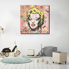 Wall Art Stencils Free Promotion For Promotional Marilyn Monroe Watercolor Stencil Portrait Hd Canvas Painting Print Living Room Home Decor Modern Wall Art Oil Poster