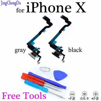 JCD Charging Charger Port Headphone Dock Connector with Microphone Flex Cable For iPhone X Parts Free Tools + tracking 
JCD Charging Charger Port Headphone Dock Connector with Microphone Flex Cable For iPhone X Parts Free Tools + tracking
