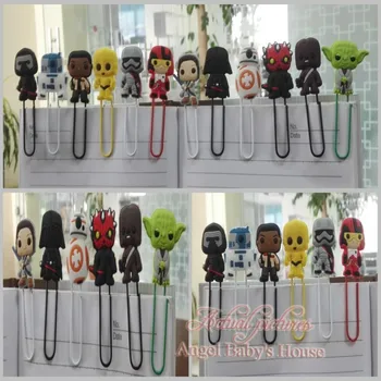 12PCS/LOT Star War Bookmarks Paper Clips Office Supplies Stationery Jewelry Findings Kids Party gifts
12PCS/LOT Star War Bookmarks Paper Clips Office Supplies Stationery Jewelry Findings Kids Party gifts