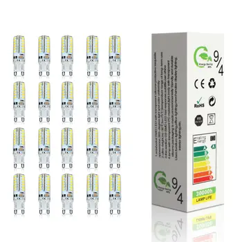20x LED Bulb SMD 2835 G9 7W 48 leds Corn Light 220V 360 Degree Replace Halogen Lamp 48LED AC 200-240V
20x LED Bulb SMD 2835 G9 7W 48 leds Corn Light 220V 360 Degree Replace Halogen Lamp 48LED AC 200-240V