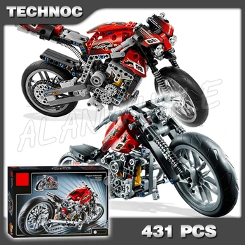 431pcs 3353 Technic Motorbike Street Motorcycle Model Building Blocks front-wheel steering Toy Compatible with Lago
431pcs 3353 Technic Motorbike Street Motorcycle Model Building Blocks front-wheel steering Toy Compatible with Lago