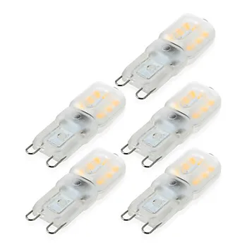 

3W G9 LED Bi-pin Lights 14SMD 2835 350-450 lm Warm White/Cool White AC 220V spotlight led corn led Lamp Bulb 360 degrees(5pcs)