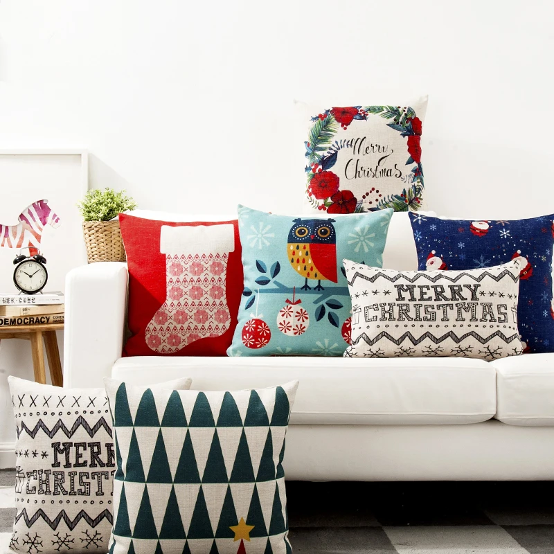 American style Christmas gift Cartoon Simple Pillow Cover Home Decorative Pillows Linen Pillow Case Office Sofa Cushion Cover
American style Christmas gift Cartoon Simple Pillow Cover Home Decorative Pillows Linen Pillow Case Office Sofa Cushion Cover