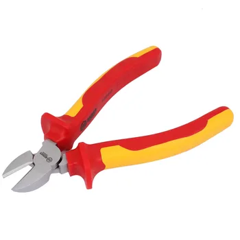UXCELL Newest 1 Pcs 6inch(150mm) Length BOOHER Authorized VDE Insulated Diagonal Cutting Pliers Red
UXCELL Newest 1 Pcs 6inch(150mm) Length BOOHER Authorized VDE Insulated Diagonal Cutting Pliers Red