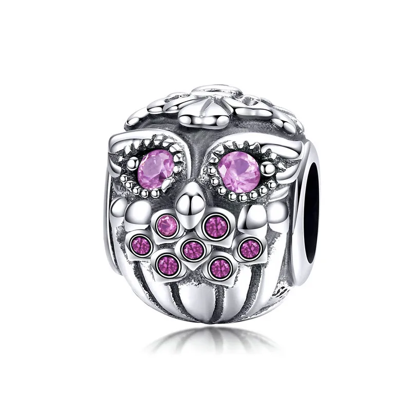 MOWIMO 100% Sterling Silver Cute Owl With Rose Pendant Charm Bead Fit Pandora Bracelets & Necklace Silver S925 Jewelry BKC968
MOWIMO 100% Sterling Silver Cute Owl With Rose Pendant Charm Bead Fit Pandora Bracelets & Necklace Silver S925 Jewelry BKC968