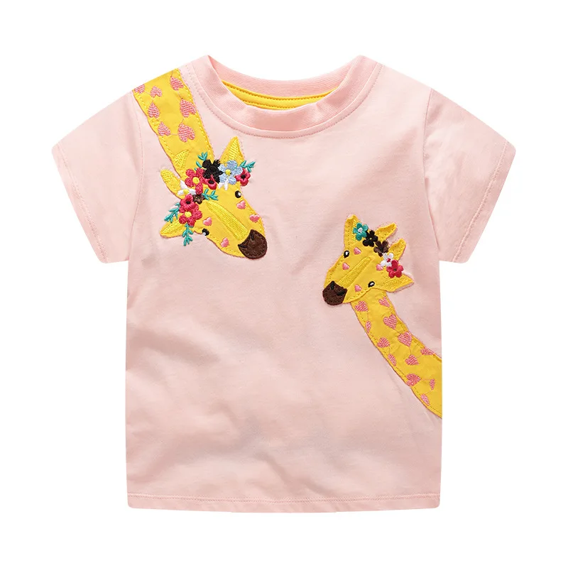 2-7Y Casual Fashion 2019 Summer Toddler Baby Girls Cotton Style Short Sleeve O-Neck Pullover Cartoon Appliqued T-Shirts
2-7Y Casual Fashion 2019 Summer Toddler Baby Girls Cotton Style Short Sleeve O-Neck Pullover Cartoon Appliqued T-Shirts