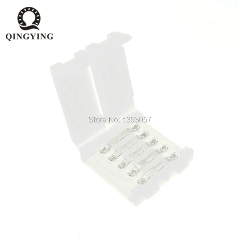 50pcs 12mm 5Pin LED Strip Connector 5 Pin Connectors Free Welding Extension Wire Connection for 5050 RGBW RGBWW LED Ribbon
50pcs 12mm 5Pin LED Strip Connector 5 Pin Connectors Free Welding Extension Wire Connection for 5050 RGBW RGBWW LED Ribbon