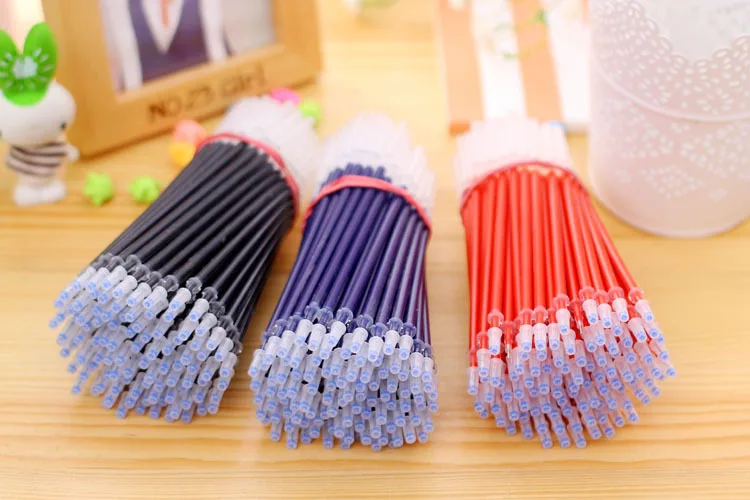 50pcs/lot 0.5mm Creative Neutral Ink Gel Pen Refill Neutral Pen Bullet Refill Black Blue Red for Office and School High Quality
50pcs/lot 0.5mm Creative Neutral Ink Gel Pen Refill Neutral Pen Bullet Refill Black Blue Red for Office and School High Quality