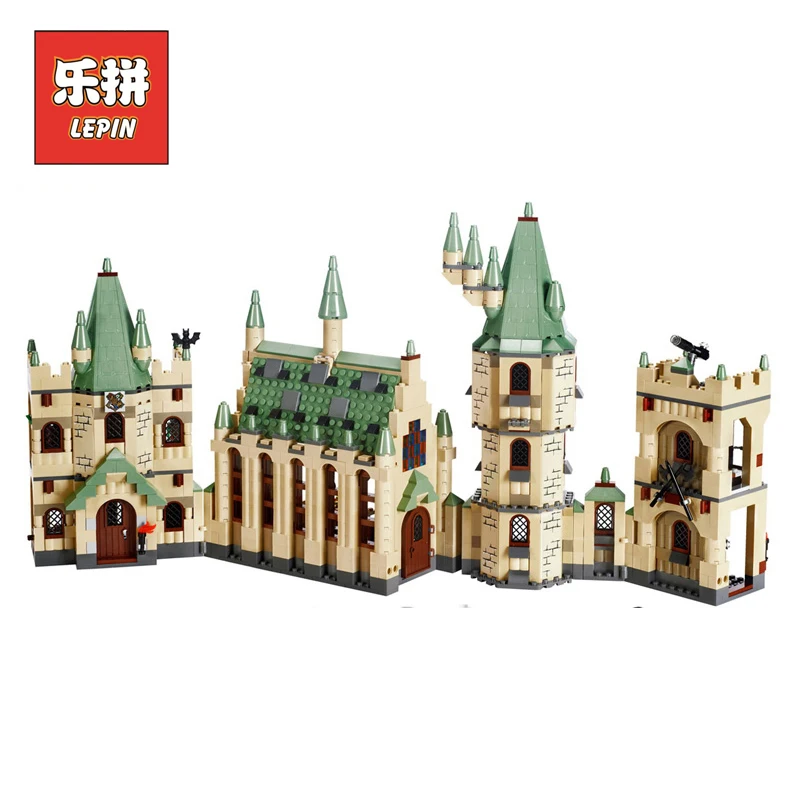 

Lepin 16030 Movie Series the Hogwarts Castle 1340pcs Creative Building Block Bricks Compatible 4842 Educational Toy for Children