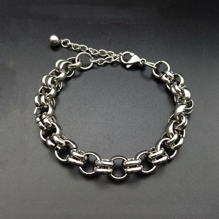 Fashion titanium steel round buckle bracelet stainless steel bracelet accessories creative wild hot sale
Fashion titanium steel round buckle bracelet stainless steel bracelet accessories creative wild hot sale