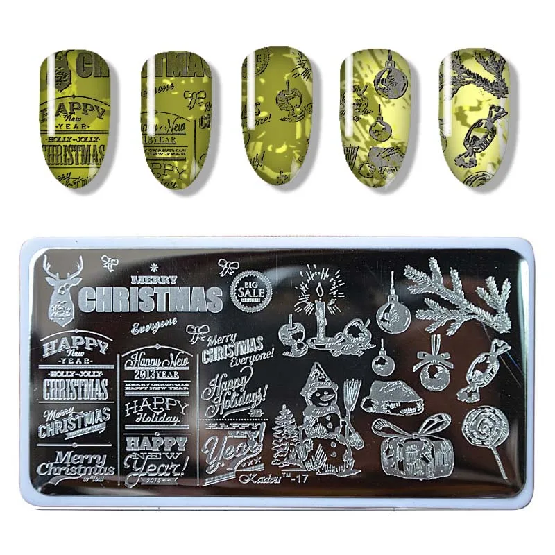 1 Pcs Stainless Image Plate Nail Stamping Plates Christmas Snowflake Pattern Nail Art Manicure Template Nail Stamp Tools
1 Pcs Stainless Image Plate Nail Stamping Plates Christmas Snowflake Pattern Nail Art Manicure Template Nail Stamp Tools