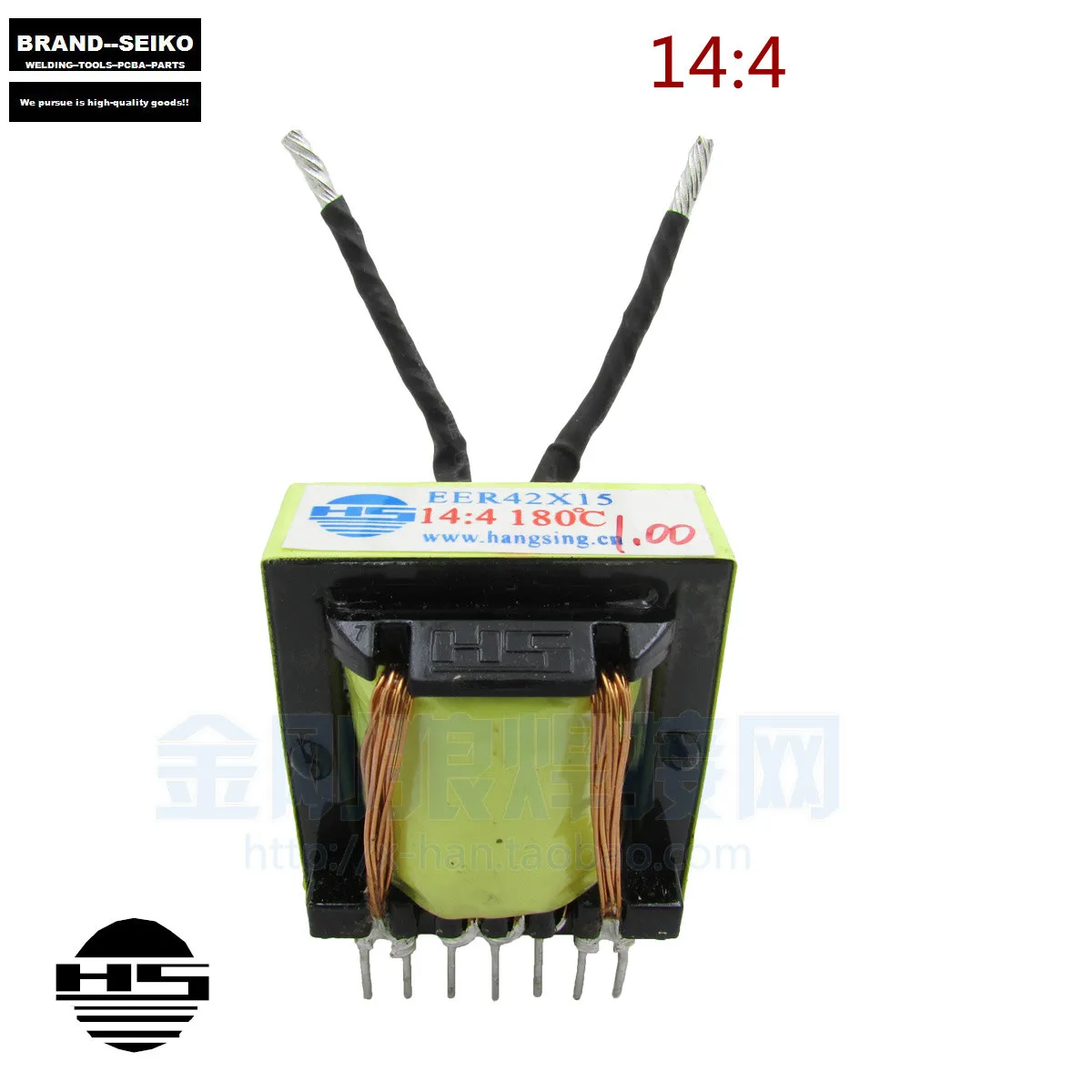 Inverter Welding Machine 14:4 2pcs/lot Board Transformer Eer42x15 Compatible Eer43x15
Inverter Welding Machine 14:4 2pcs/lot Board Transformer Eer42x15 Compatible Eer43x15