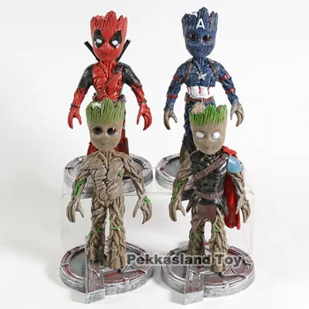 Marvel Guardians of The Galaxy Avengers Tree Man Cosplay Thor Deadpool Captain American Office Decoration Figure Model Toys
Marvel Guardians of The Galaxy Avengers Tree Man Cosplay Thor Deadpool Captain American Office Decoration Figure Model Toys