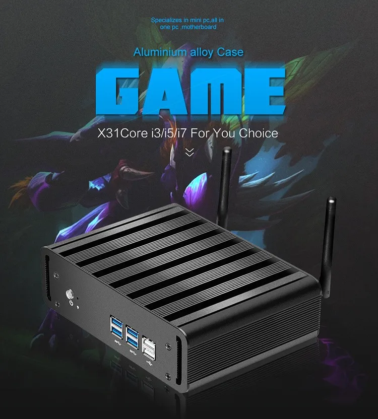 XCY X31 Mini PC with Intel Core i3 4010U i5 4200U i7 4500U CPU Option and 6*USB Ports for Windows 10 Linux 1 XCY X31 Mini PC with Intel Core i3 4010U i5 4200U i7 4500U CPU Option and 6*USB Ports for Windows 10 Linux 6