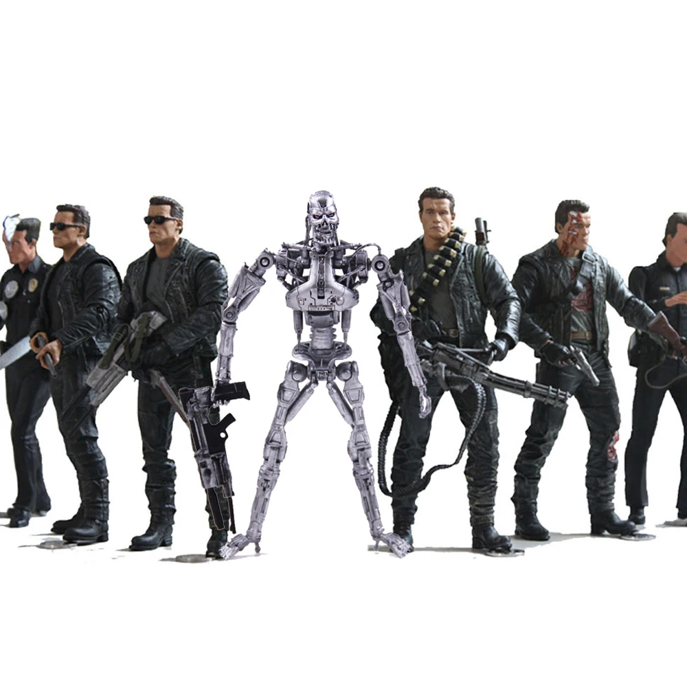 7 Types The Terminator 2 Action Figure T-800 T-1000 PVC Action Figure Toy Collection Model Toy 18cm
7 Types The Terminator 2 Action Figure T-800 T-1000 PVC Action Figure Toy Collection Model Toy 18cm