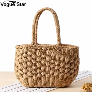 Rattan Basket Women Holiday Bohemian Bag Small Tote Top-Handle Women Straw Bags Fashion Summer Beach Bag Handmade Bag M290
Rattan Basket Women Holiday Bohemian Bag Small Tote Top-Handle Women Straw Bags Fashion Summer Beach Bag Handmade Bag M290