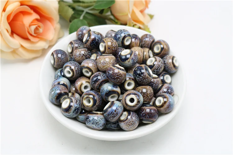 The stone colorful universe Variable tiger coffee color porcelain beads variable bead diy10mm beads big hole #1552
The stone colorful universe Variable tiger coffee color porcelain beads variable bead diy10mm beads big hole #1552