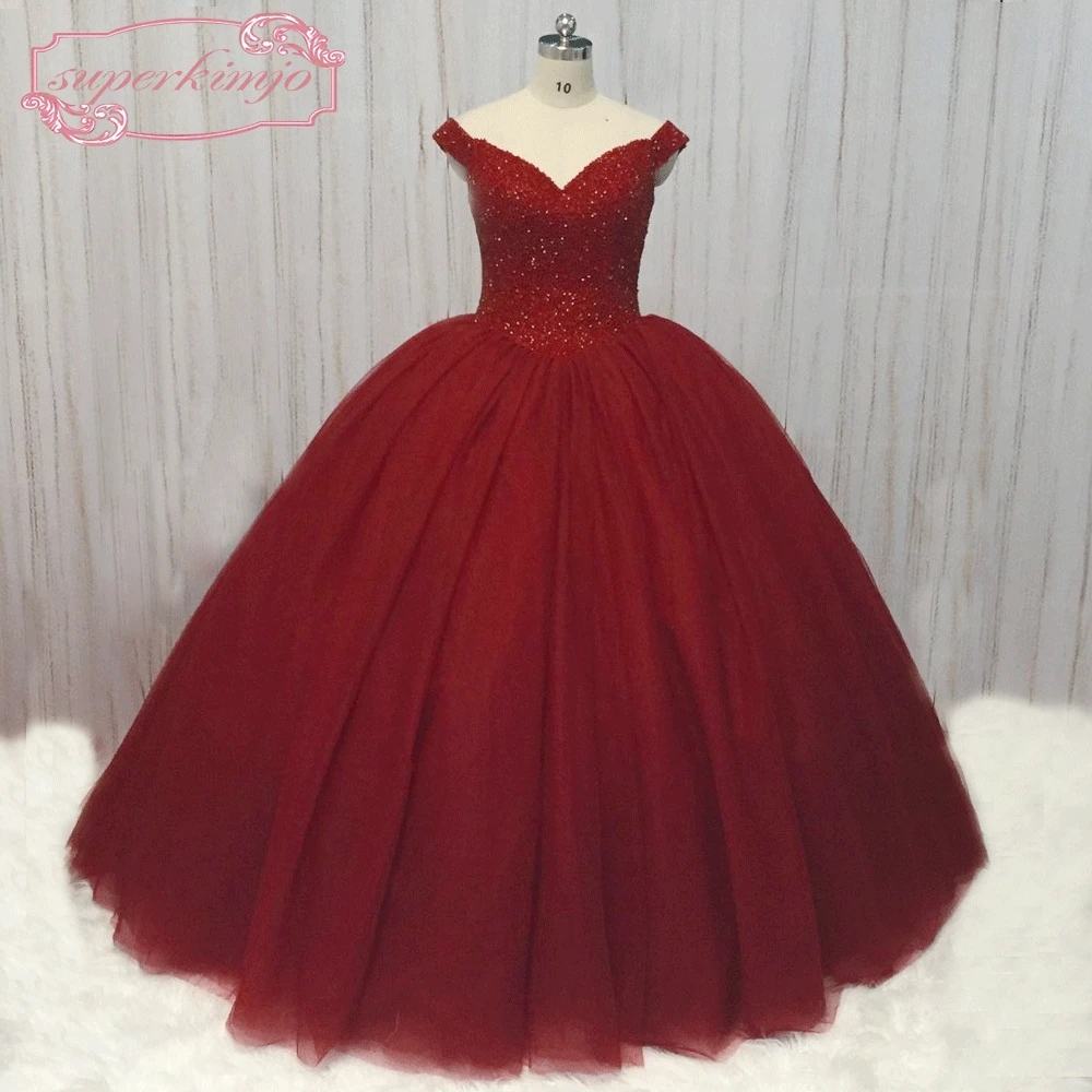 SuperKimJo Wedding Ball Gown 2020 Luxury Cap Sleeve Crystal Princess Burgundy Wedding Dress Plus Size Vestido De Novia
SuperKimJo Wedding Ball Gown 2020 Luxury Cap Sleeve Crystal Princess Burgundy Wedding Dress Plus Size Vestido De Novia