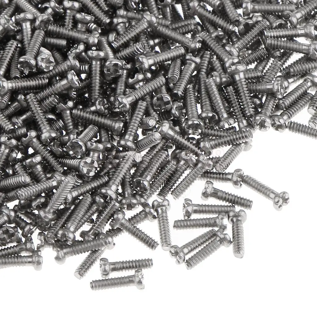 1000PCS Metal Eye Glasses Sunglasses Eyeglasses Spectacle Repair Tool Screws on Nut Nose Pad Optical Assortment Kit