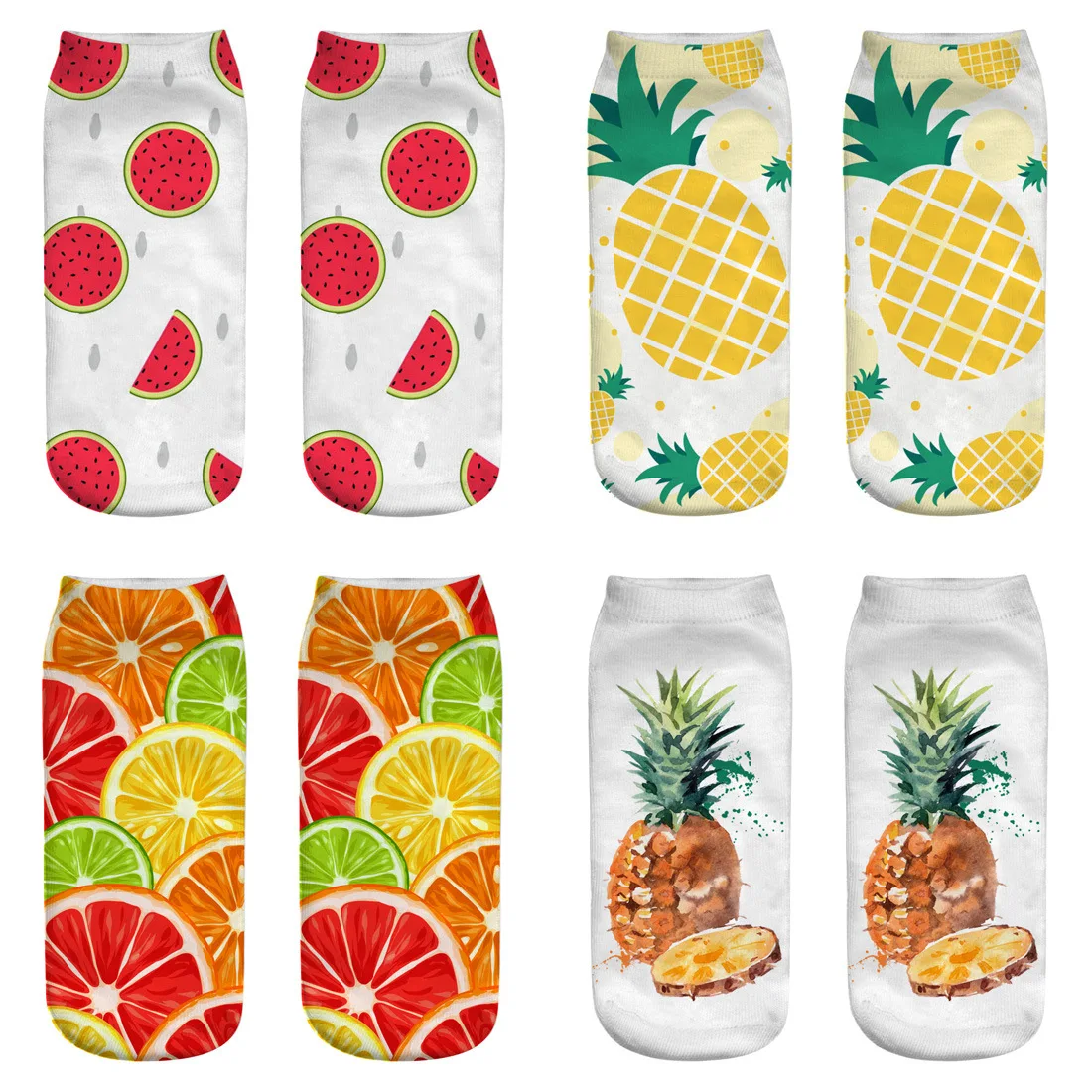 New Arrival Hit Color Cute Casual Cotton Socks 3D Fruits Printing Medium Socks Socks High Quality Adjustable Socks
New Arrival Hit Color Cute Casual Cotton Socks 3D Fruits Printing Medium Socks Socks High Quality Adjustable Socks