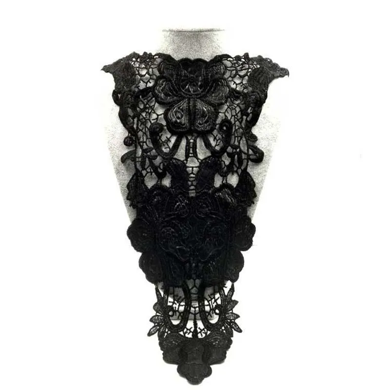 2019 High Quality Black Polyester Lace Fabric Collar Neckline Applique And Sewing Embroidery Guipure 3D Lace Lace
2019 High Quality Black Polyester Lace Fabric Collar Neckline Applique And Sewing Embroidery Guipure 3D Lace Lace