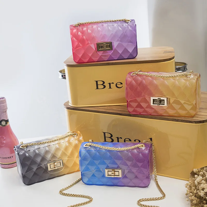 2019 spring bags new Korean fashion small square bag gradient jelly bag shoulder diagonal chain mini bags
2019 spring bags new Korean fashion small square bag gradient jelly bag shoulder diagonal chain mini bags