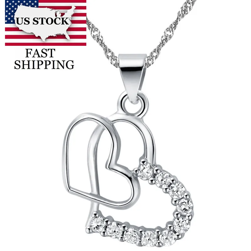 US STOCK 15% Off Heart Chocker Silver Necklaces Pendants with Chain Jewelry Necklace Women Jewelry Best Friends Uloveido N705
US STOCK 15% Off Heart Chocker Silver Necklaces Pendants with Chain Jewelry Necklace Women Jewelry Best Friends Uloveido N705