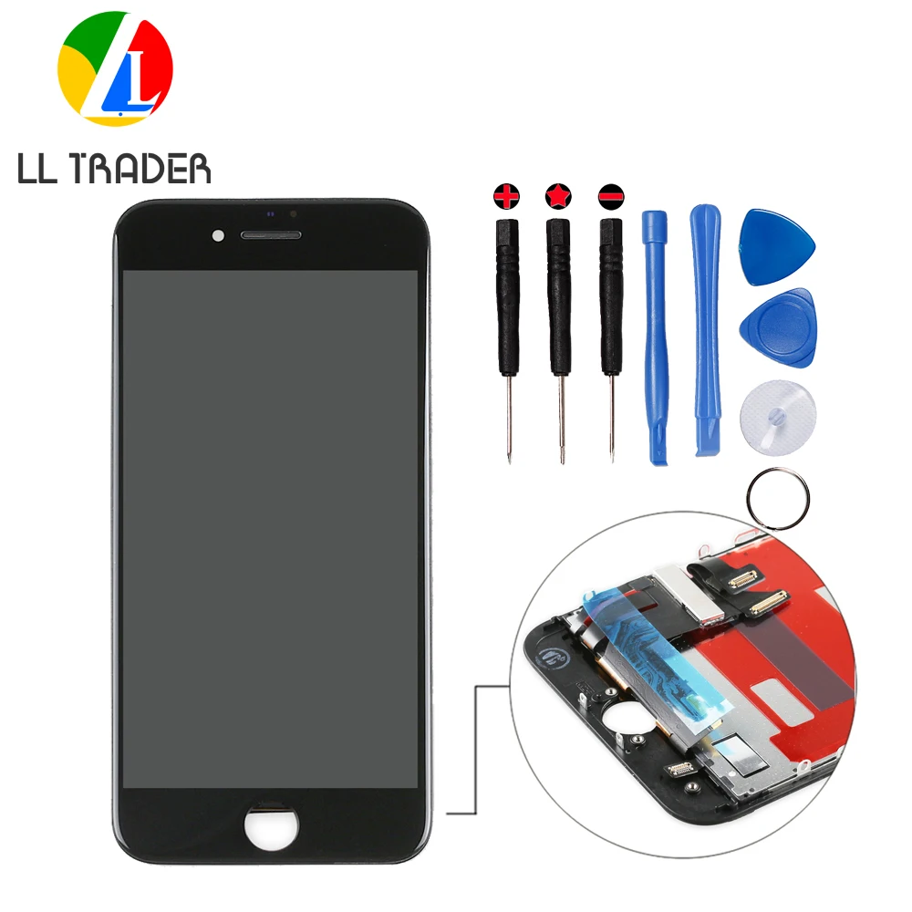 LL TRADER Pantalla Display for iPhone 7 Screen LCD Pantalla Touch Digitizer Black For iPhone 7G LCD Assembly Replacement +Tools
LL TRADER Pantalla Display for iPhone 7 Screen LCD Pantalla Touch Digitizer Black For iPhone 7G LCD Assembly Replacement +Tools