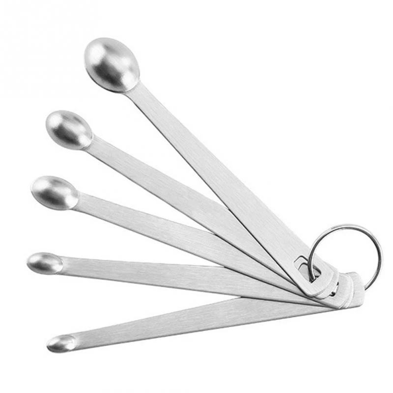 5pcs/Set Tainless Steel Spice Measuring Spoons Baking Spoon Kitchen Cooker Tools The Goods for Kitchen Accessories
5pcs/Set Tainless Steel Spice Measuring Spoons Baking Spoon Kitchen Cooker Tools The Goods for Kitchen Accessories