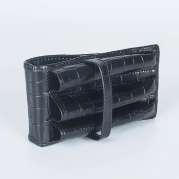 Most popular Crocodile Skin exquisite carving pattern PU leather pen case black gift pen case accommodates 3pcs pen pencil bag
Most popular Crocodile Skin exquisite carving pattern PU leather pen case black gift pen case accommodates 3pcs pen pencil bag