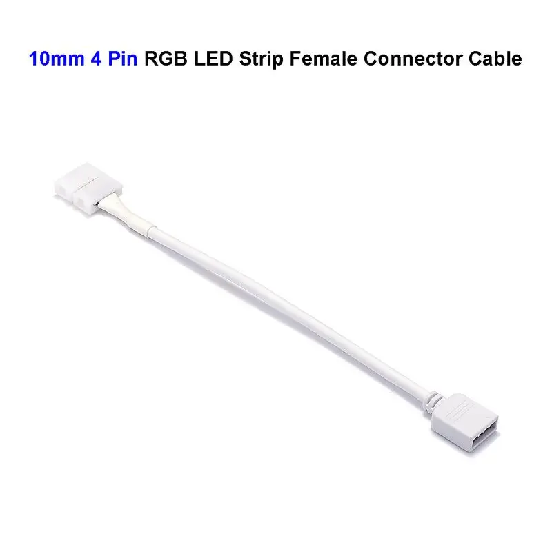 RGB Strip Connectors Wires 4 Pin Female Connector Cable 15cm Electrical Wires For 10mm SMD 5050 3528 RGB Strip Lights
RGB Strip Connectors Wires 4 Pin Female Connector Cable 15cm Electrical Wires For 10mm SMD 5050 3528 RGB Strip Lights