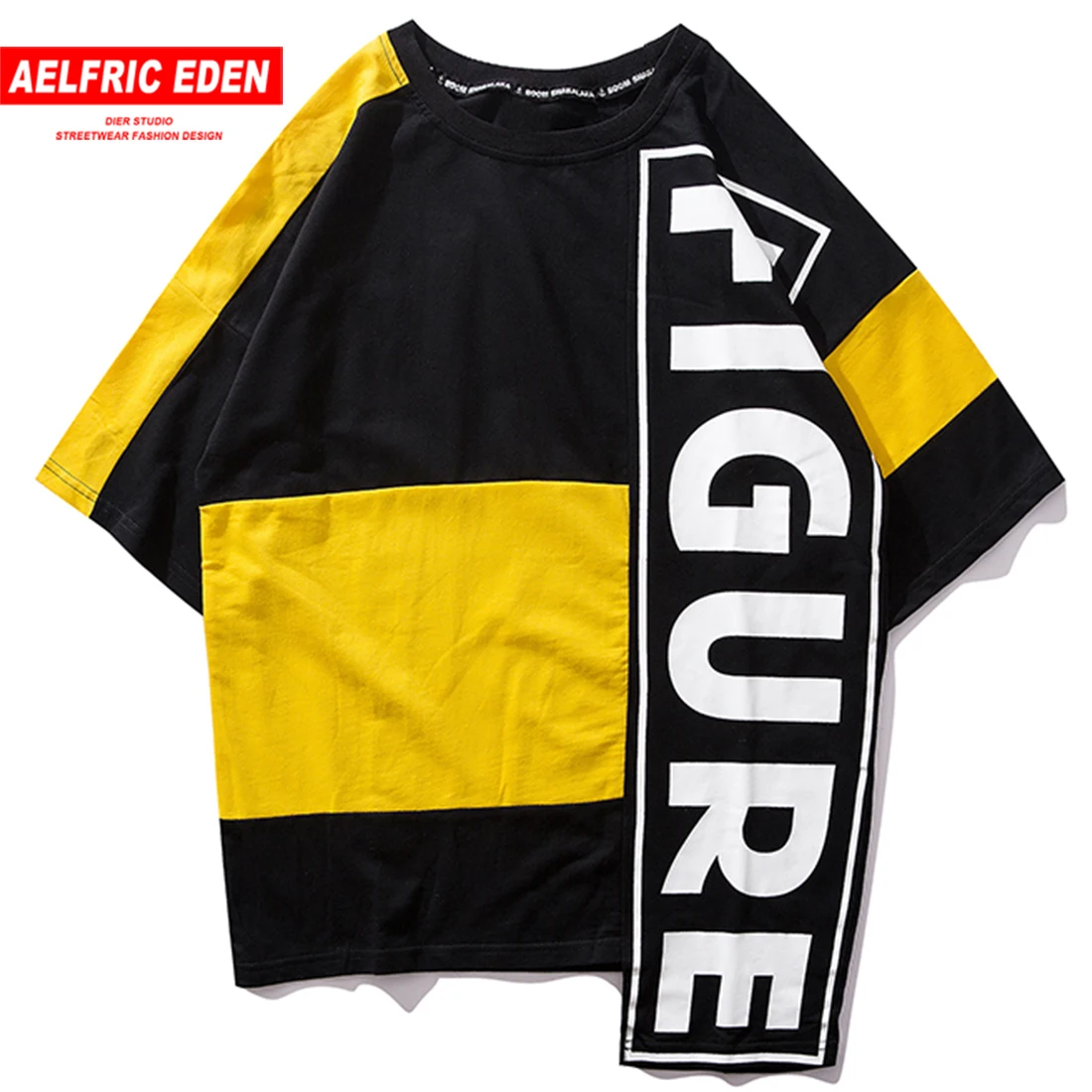 Aelfric Eden Fashion Short Sleeve Male Color Block T-shirts Men 2019 Summer Casual Streetwear Irregular Design Cotton T Shirt
Aelfric Eden Fashion Short Sleeve Male Color Block T-shirts Men 2019 Summer Casual Streetwear Irregular Design Cotton T Shirt