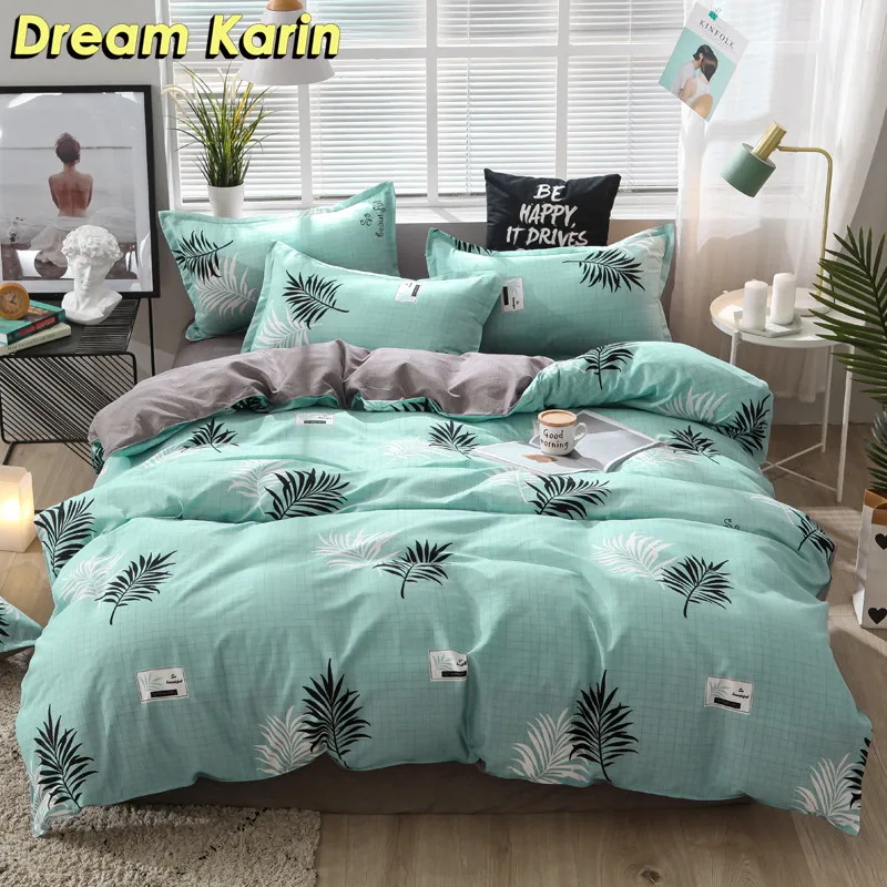 Nordic Brief Bedding Set Bed Linen Leaf Pattern Duvet Cover Sets Quilt Cover Single Double Queen King Bedclothes with Bed Sheet
Nordic Brief Bedding Set Bed Linen Leaf Pattern Duvet Cover Sets Quilt Cover Single Double Queen King Bedclothes with Bed Sheet