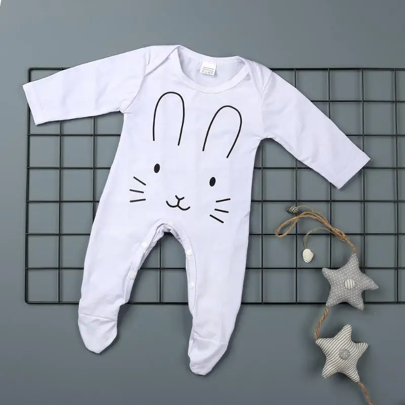 White Rabbit Baby Romper Newborn Cute Casual Home Sleepwear Cotton Footed Jumpsuit Boys Girls Costume
White Rabbit Baby Romper Newborn Cute Casual Home Sleepwear Cotton Footed Jumpsuit Boys Girls Costume