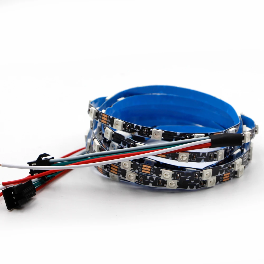 5V LED Strip 2m Smart RGB 3535 WS2812 2812 Full color S shape PCB Pixel IC Ditigal individually Addressable 60LED/m tape light
5V LED Strip 2m Smart RGB 3535 WS2812 2812 Full color S shape PCB Pixel IC Ditigal individually Addressable 60LED/m tape light