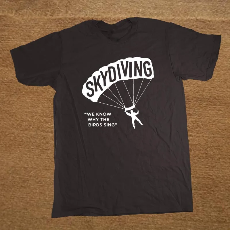 Brand Clothing skydiving parachute skydiver Mens & Womens Retro T Shirt Custom T Shirt Cotton Short Sleeve T Shirt
Brand Clothing skydiving parachute skydiver Mens & Womens Retro T Shirt Custom T Shirt Cotton Short Sleeve T Shirt