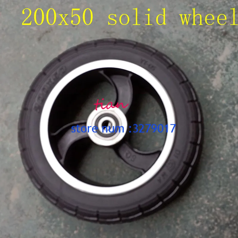 Hot Sale New 200x50 Solid Wheel with Hub Fits for Electric Scooter Tyre 8" Scooter Tyre ,Aluminium Alloy Wheel Electric Vehicle
Hot Sale New 200x50 Solid Wheel with Hub Fits for Electric Scooter Tyre 8" Scooter Tyre ,Aluminium Alloy Wheel Electric Vehicle