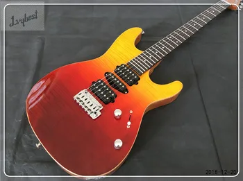 lvybest electric guitar customized color in yellow,thin red and dark red, flame top,HSH pickups,chrome parts,free shipping!
lvybest electric guitar customized color in yellow,thin red and dark red, flame top,HSH pickups,chrome parts,free shipping!